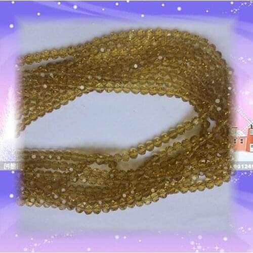 Light topaz 10mm 720pcs/bag Crystal 32 Faceted Beads For Jewelry DIY Making Free shipping