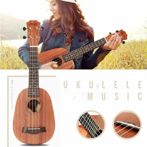 21 Inch Ukulele Mahogany Soprano Ukulele Guitar Musical Gifts Instrument 4 string Hawaiian Mini Guitarra Musical Instruments