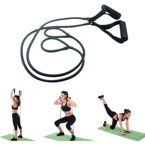1 Pair Multifunctional Latex Foot Elastic Pull Rope Expander Muscle Fitness Workout Pedal Sports Equipment Resistance Bands