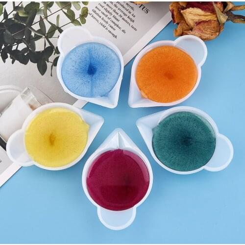 2pcs/Lot Dispenser Cup DIY Epoxy Resin Glue Measuring Tools Toning Cup Crystal Jewelry Silicone Molds For Jewelry Making Tool