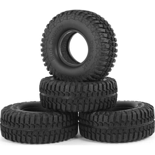 ! 4pcs 3020 1.9inch Rubber Tires Tyre Set for RC 4WD D90 CC01 1/10 RC Rock Crawler Climbing Car RC Car Off-Road Parts&Accs