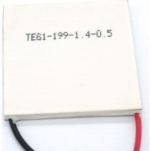 40x40mm 12V 15A Heatsink Thermoelectric Peltier Power Generation Plate 12V 15A Refrigeration Module TEG1-199-1.4-0.5