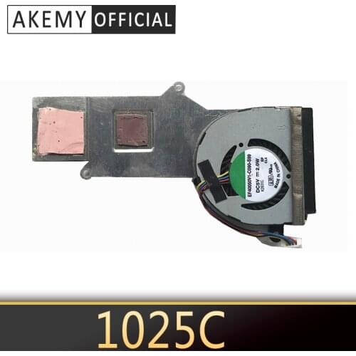 Akemy For Asus Eee PC 1025C laptop CPU Cooling Heatsink and Fan 13GOA3F1AM020-10 3FEJ8TMJN00 100% Tested Fast Ship