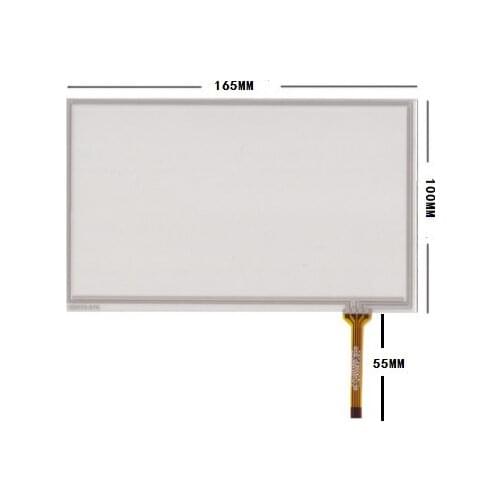 Free shipping 165*100 New handwritten 7 inch car DVD navigation GPS touch screen panel 165MM*100MM