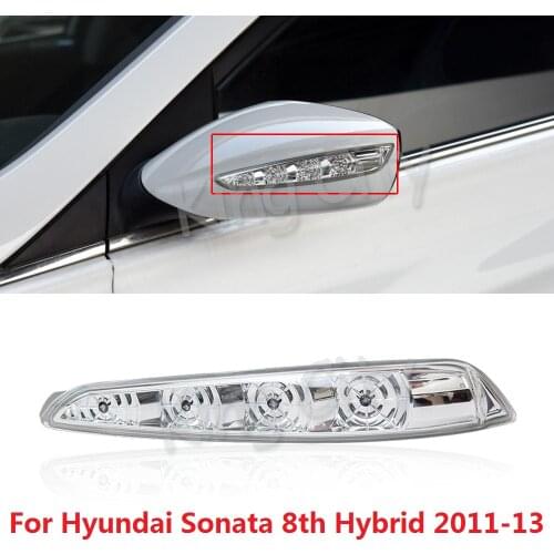 CAPQX For Hyundai Sonata 8th Hybrid 2011 2012 2013 Rearview Mirror LED turn light Side Rear view mirror indicator lamp
