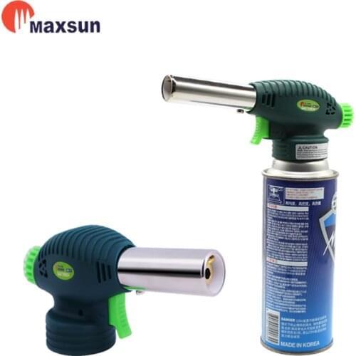 Max Gas Torch Flame Gun Blowtorch Cooking Soldering Butane AutoIgnition gas-Burner Lighter Heating Welding gas burner flame