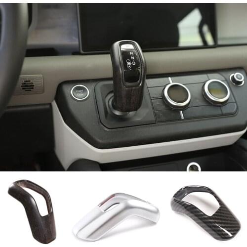 ABS Car Styling for Land Rover Defender 110 130 2020-2021 Gear Shift Head Cover Trim Car Interior Accessories 3 Style