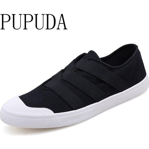 PUPUDA canvas shoes summer 2020 fashion espadrilles classic sneakers men casual shoes comfortable outdoor running shoes men new