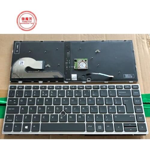 UK NEW laptop keyboard FOR HP EliteBook 840 G5 846 G5 745 G5 with Mouse Point L14378-001 L11307-001 laptop keyboard Backlit