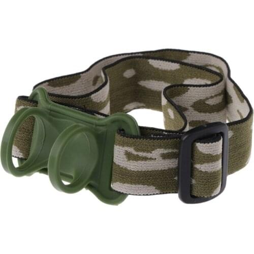2 Pcs Headband Elastic Hands Free Headlamp Strap For 22-30mm Torch Flashlight