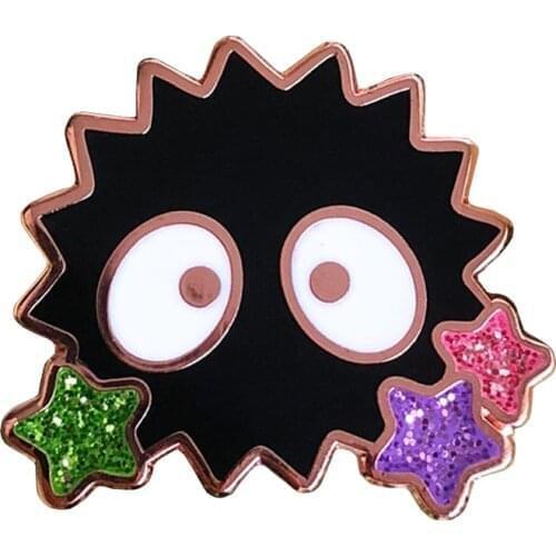 Spirited Away Cute Soot Sprite Pin Badge Enamel Pin