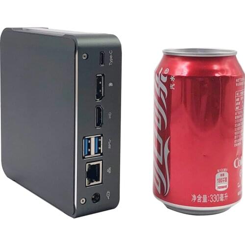 Hot sale 10th Gen Intel Core i7 10510U i5 10210u Mini desktop PC Type C USB 3.0 HDMI DP Small TV box protable computer Windows