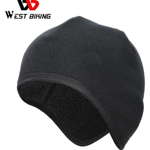 Men Women Winter Thermal Fleece Cycling Caps Windproof Running Skiing Motocycle Riding Head Hat Woman MTB Bike Cycling Headwear