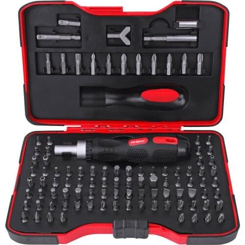 101 piece ratchet screwdriver set chrome vanadium steel screwdriver bit head set screwdriver screwdriver