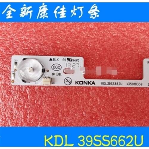 New 10Pieces LED backlight bar for KONKA KDL39SS662U 35018339 327mm 4 LEDs( 1 LED 6V)