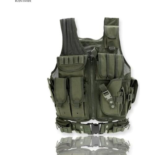 Hunting Tactical Body Armor Army Combat Outdoor Shooting Airsoft Paintball Protective Adjustable Nylon Fabric Vest