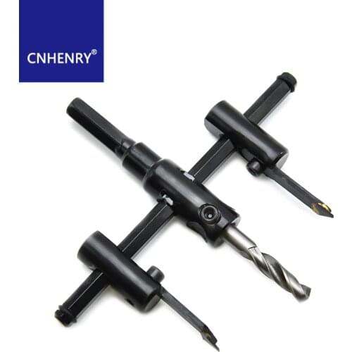 Adjustable Circle Hole Cutter Saw Kit Drill Bit Cutter DIY Tool 30mm-120/200/300mm Alloy Blade Woodwork Aircraft Circle Holesaw