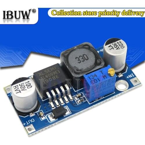 XL6009 DC-DC Boost Power Supply Module Output is Adjustable ,LM2577 Step-Up Module DC to DC Converter Boost Board for Arduino