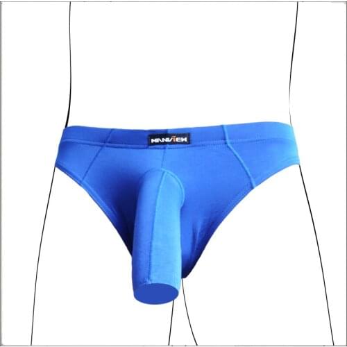 Underwear Men Brand Penis Sleeve Hole Mens Silk Thongs Elephant Briefs Gay Lingerie Slips Sexy Panties Underpants G-String Men