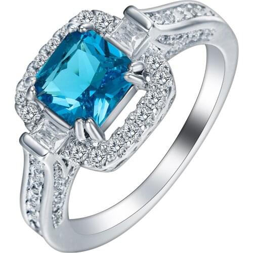 UFOORO Rings With Crystals