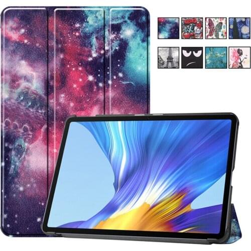 Tri-Fold PU Leather Stand Smart Cover For Huawei Honor Pad V6 Tablet Case For Honor Pad V6 Case 10.4 inch Auto sleep/Wake up
