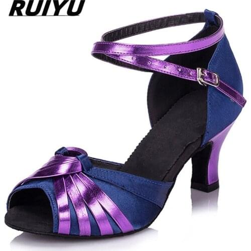 Womens Shoes Dance Hall Salsa Tango Dance Shoes Hhigh Heel Sandal Dance Shoes Gold Silver Blue