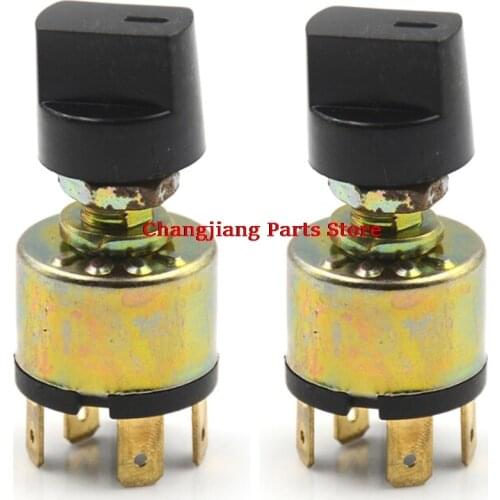 1PCS Universal 10A 24VDC/6A 120VAC Auto Fan 4 Position 3 Way Selector Rotary Switch Refitting Auto Air Condition Switch