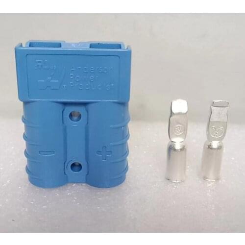 10Pcs/Lot Genuine Anderson 6331G5 Blue SB 50A SB 50 SB50A SB50 600V Power Connector / Battery Plug With #6 AWG Contacts