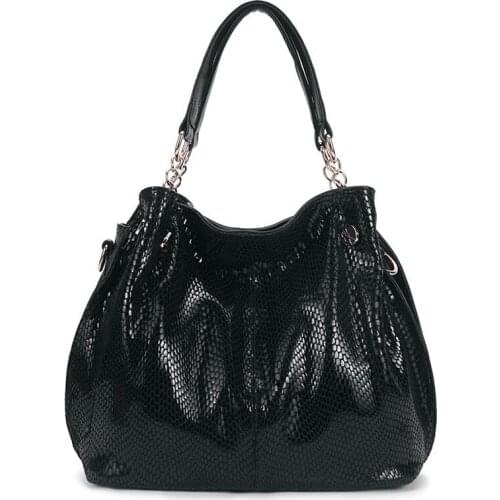 2020 Snake Pattern PU Leather Tote Bags Luxury Handbags Women Bags Designer Shoulder Crossbody Bags for Women Bolsa Feminina Sac