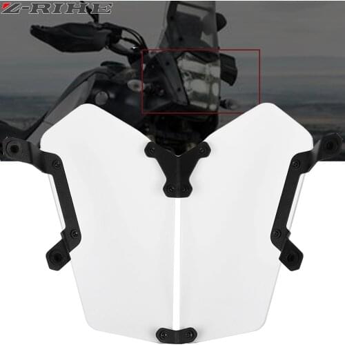 Motorcycle Acrylic Headlight Protector Grille Guard Lense Cover Protection For Yamaha Tenere 700 Tenere700 XTZ700 XTZ690 2019-21