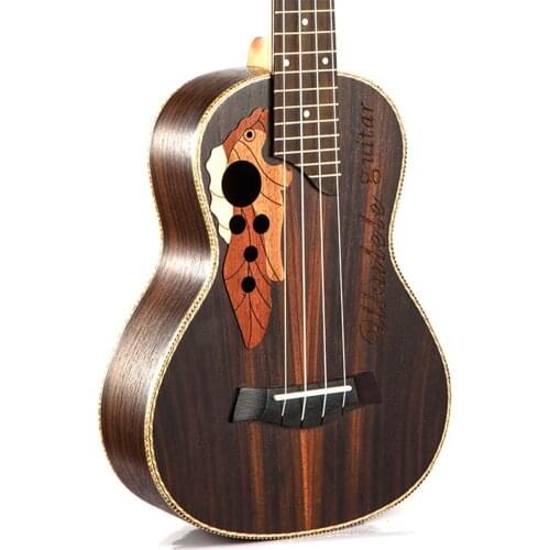23" Inch Concert Tenor Acoustic Electric Ukulele Travel Guitar 4 Strings Guitarra Wood Mahogany Plug-in Music Inst ukelele
