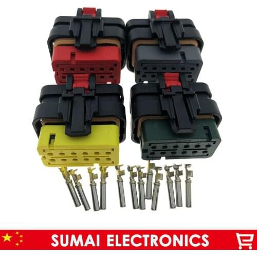 AMP/TE 12 Pin Auto 776533 776437 Camshaft sensor plug,12P Oil pressure/atmospheric pressure sensor plug for Excavator Carter