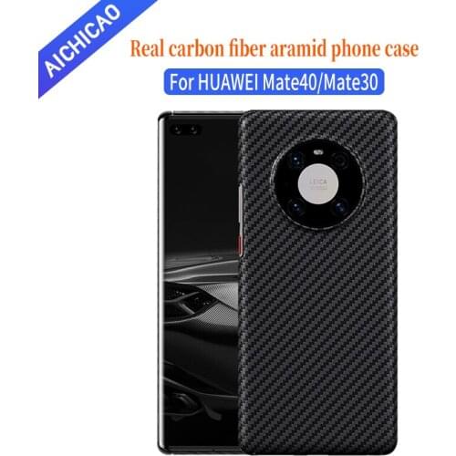 ACC-Carbon case For Huawei Mate40pro Porsche phone case is real carbon fiber phone Case Mate40RS Aramid fiber Ultra thin shell