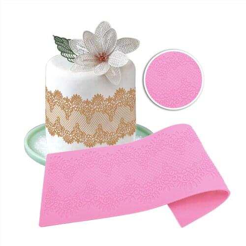 Fondant lace silicone mold Flower Lace silicone mousse mold Cake decorating tools Mousse dessert mould Chocolate Mold