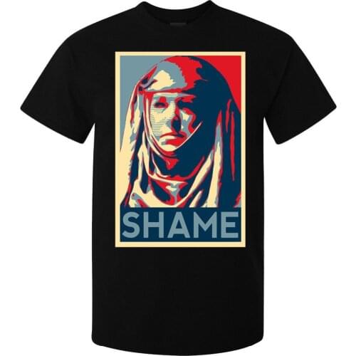 Mother Teresa Shame Obama Style Artwork MenS T Shirt Black100 % Cotton T Shirt For Men Design Tops Harajuku Funny Tee Shirts