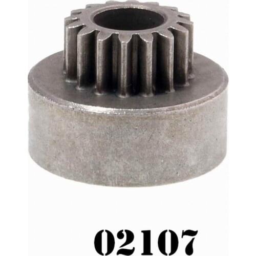 HSP 02107 Single Engine Gears 16T Nitro Clutch Bell Universal Motor Gear for 1:8 RC Model Car 94108 94188 94101 94105 Parts