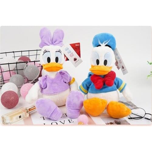 Genuine Disney Donald Duck Plush Toy Plush Doll Cartoon Daisy 30cm PP Cotton Stuffed Animals Couple Doll Kids Christmas Gift