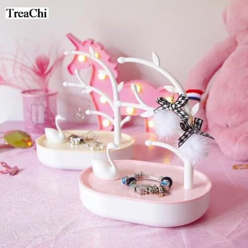 Swan Lake Jewelry Storage Box Home Decoration Decoration Porch Latchkey Rack Ring Storage Rack Jewelry Gift Box Ring Display