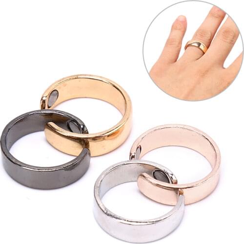 Magnetic Therapy Natural Treatment Acupressure Anti Finger Ring Reflexology