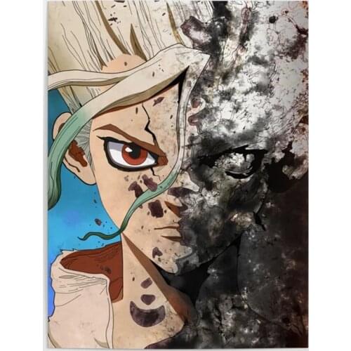 Modular HD Prints Dr.STONE Pictures Home Decoration Japanese Anime Canvas Paintings Wall Artwork For Living Room Poster No Frame
