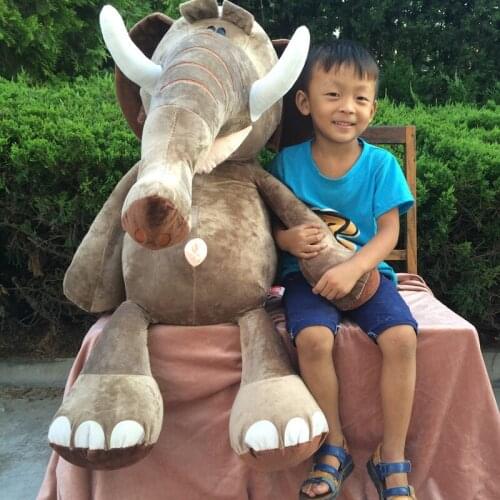 New arrival huge 95cm gray elephant doll soft plush toy,throw pillow home decoration birthday gift h2949