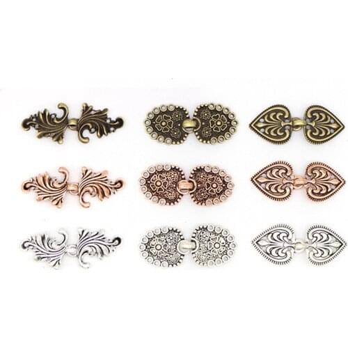Retro Brooches For Womens Clothing Cardigan Sweater Blouse Shawl Clips Shirt Collar Flower Pattern Duck Clip Clasps Scarf Clasp