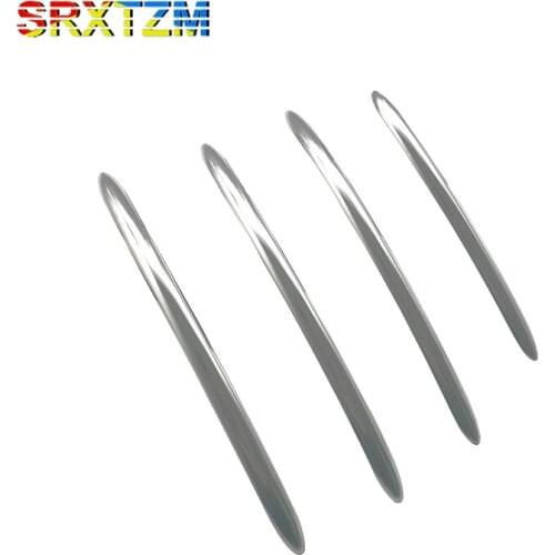 SRXTZM For BMW 5 Series F10 F11 2010-2015 Door Handle Metal Chrome Trim Cover Sticker Metal Decoration Car Styling