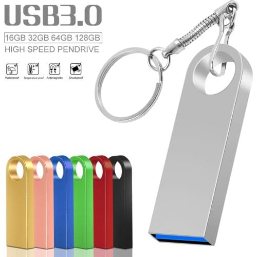 USB3.0 Creative Metal USB Stick Gift High Speed 8gb16gb32gb 64gb128gb Multiple Colour Flash Drive High Speed Stable Transmission