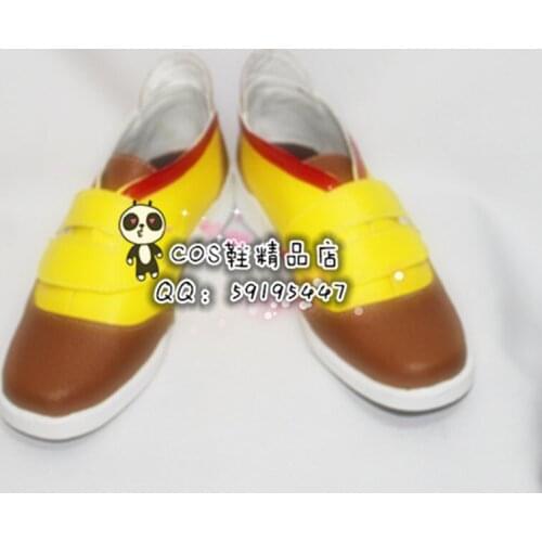 Spirited Away Ogino Chihiro Daily Yellow Halloween Cosplay Shoes Boots X002
