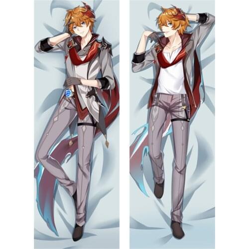 Japanese Anime Game Dakimakura Genshin Impact Handsome Kaeya Xiao Pillowcase Hugging Body Otaku Pillow cover Boyfriend