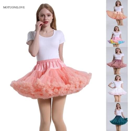 Lolita Pettycoat Women Mini Petticoat Ball Gown Tulle Puffy Short Vintage Wedding Bridal Petticoat Underskirt Rockabilly Tutu