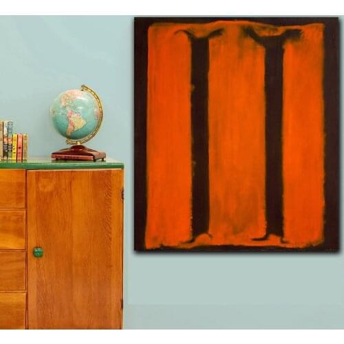 Famous Wall Pictures For Living Room Mark Rothko UNTITLED 8 Print Canvas Art Home Decor Modern No Frame Oil Painting