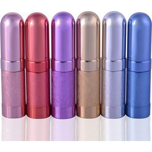 200pcs/lot High Quality 6ML Refillable Perfume Bottle Empty Glass Fragrance Bottle Metal Perfume Atomizer