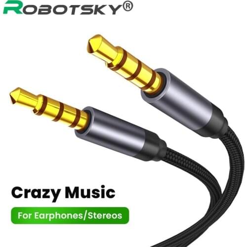 3.5MM Jack AUX Audio Extension Cable With Microphone Stereo Headphone Splitter Earphone Adapter Cable For Car Computer Speaker